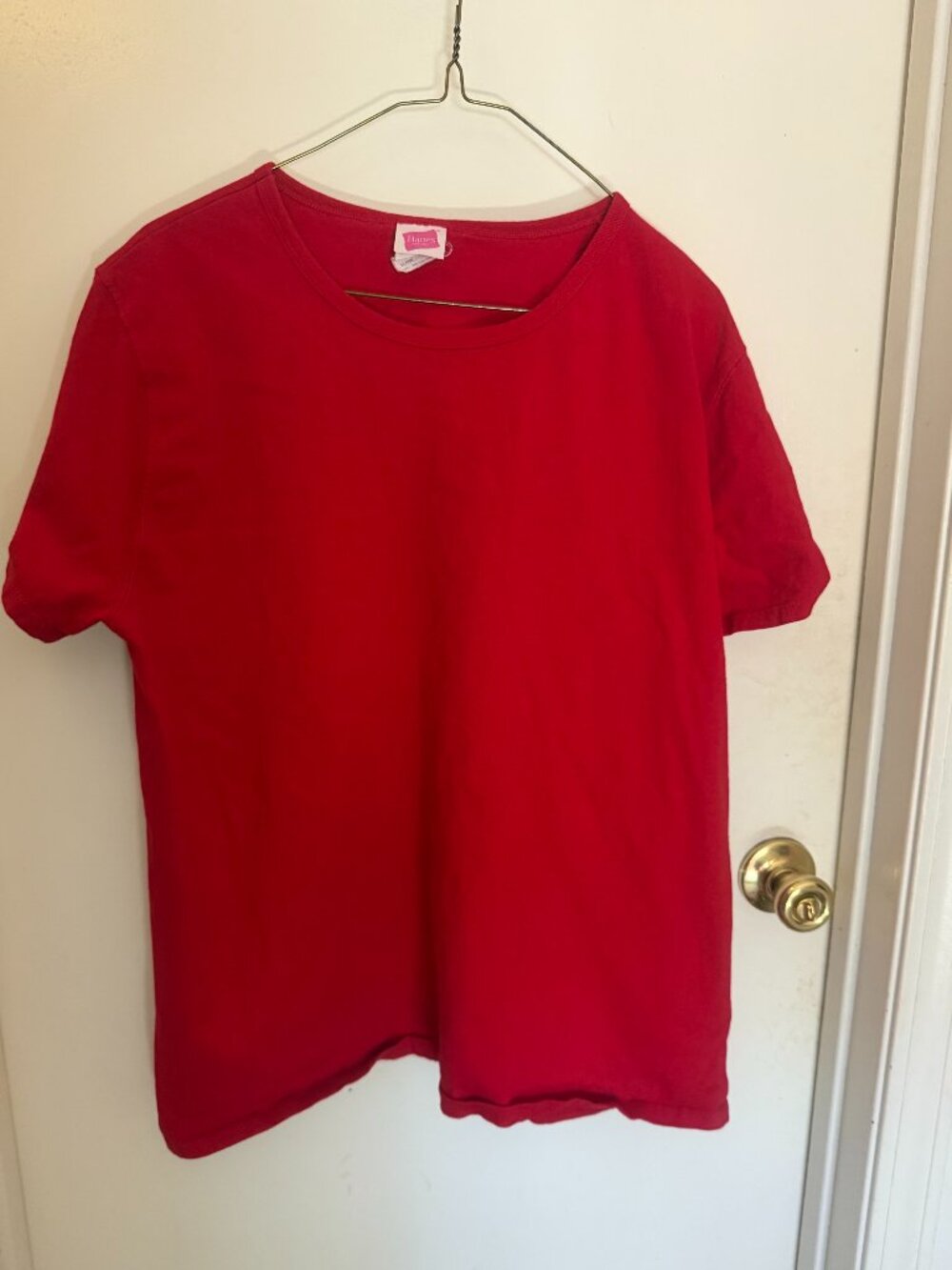 Hanes Red T-Shirt W XL